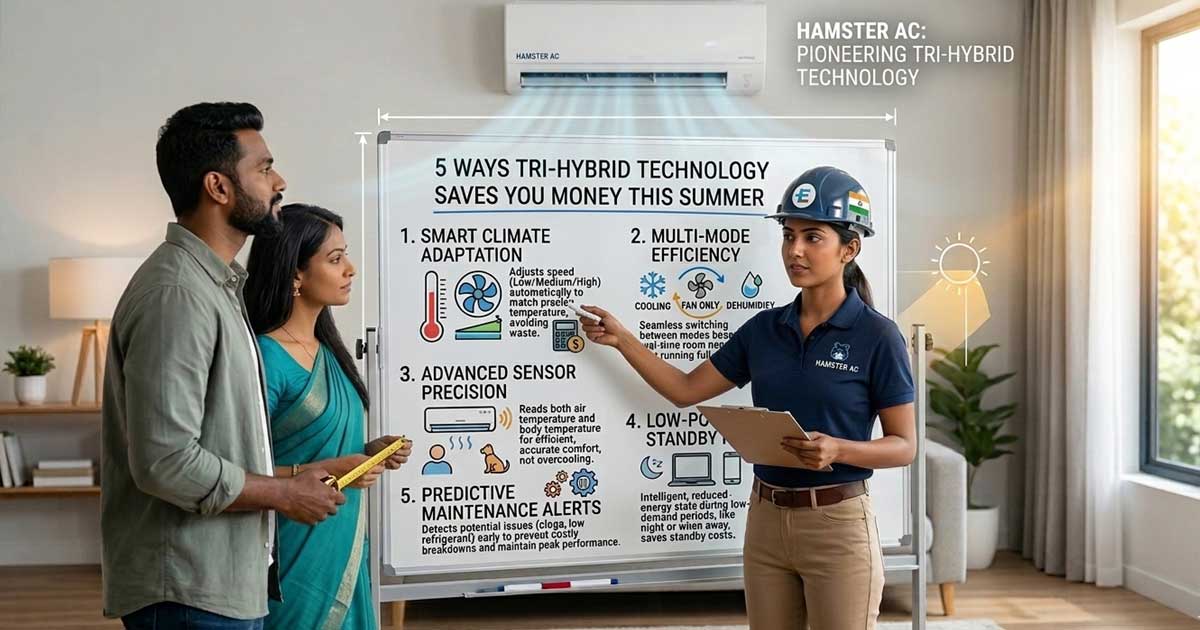 5 Ways Hamster Tri-Hybrid AC Technology Saves You Money