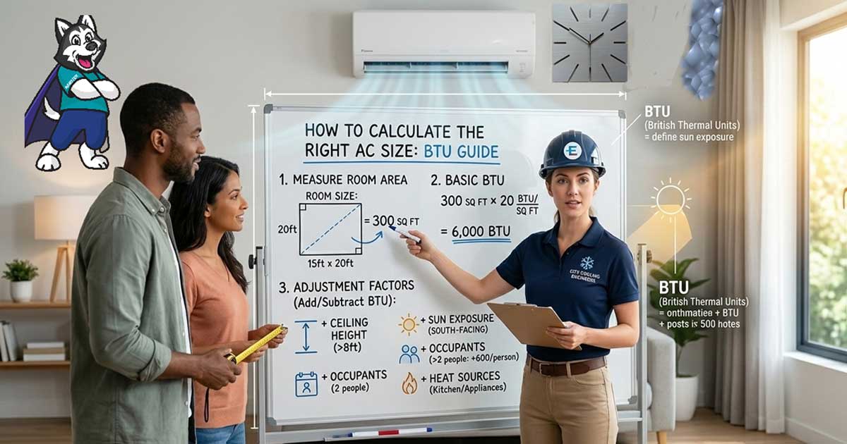 AC Size Calculator: Calculate BTU & Tonnage for Your Room